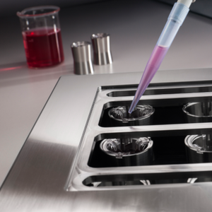 The cZsE wells are easily accessible with a pipette through the lid openings. cellZscopeE - Lid